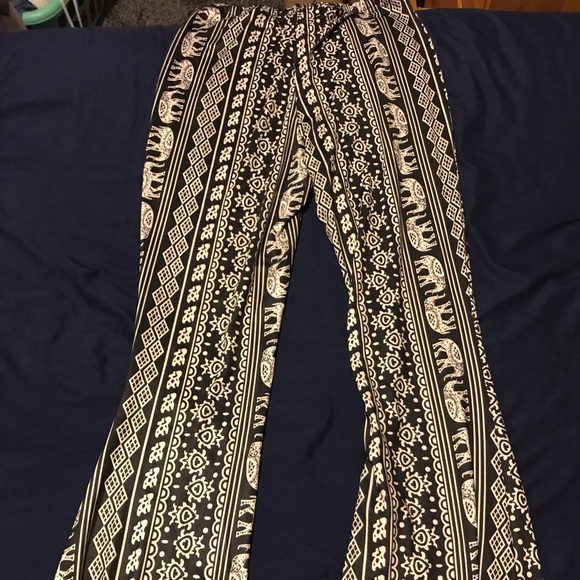 Elephant print flare pants - Picture 1 of 1